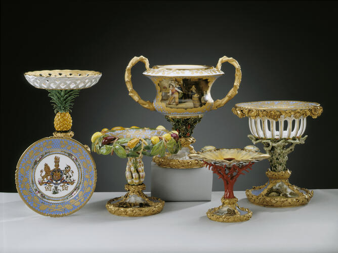 A dessert service, known as the Coronation Service
