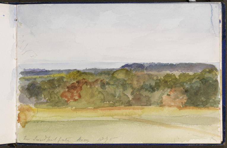 Master: Queen Victoria's Sketch Book 1874
Item: F[ro]m Sandpit Gate