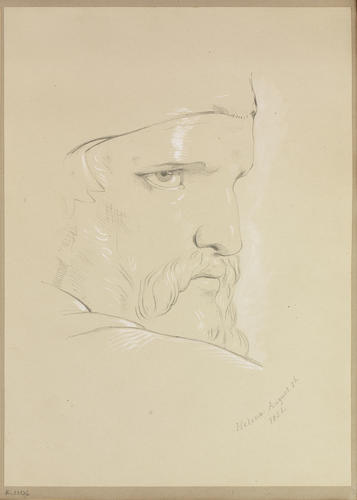 Study of a male head