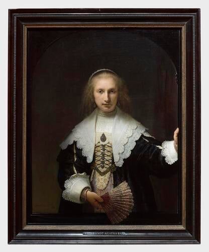 Frame for RCIN 405352, Rembrandt, Agatha Bas Frame for RCIN 405352, Rembrandt, Agatha Bas