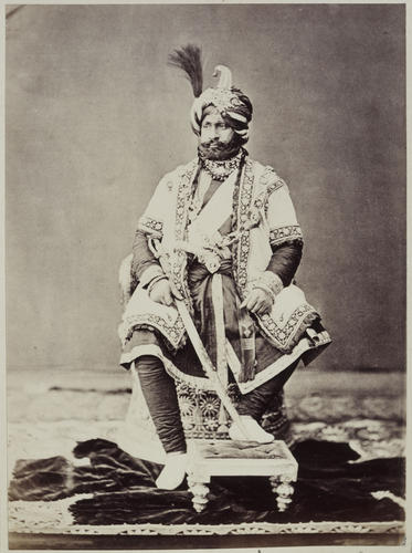 The late Maharajah of Kashmir (1830-1885)