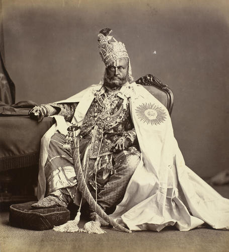 Lt Col HH Maharaja Sir Raghuraj Singh Ju Deo Bahadur, Maharaja of Rewa (1823-80), GCSI: Prince of Wales Tour of India 1875-6 (vol. 3)