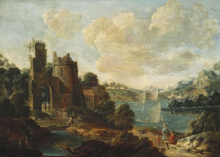 Landscape with a Castle and a River