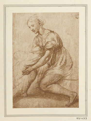 A study for the Virgin and Child