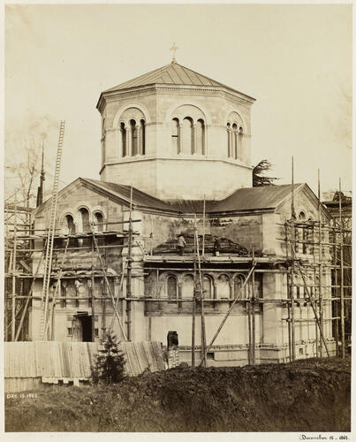Construction of the Mausoleum at Frogmore Construction of the Mausoleum at Frogmore