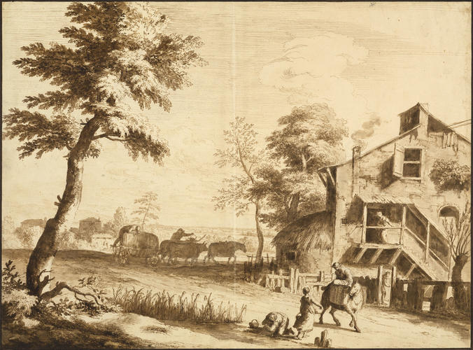 A farmhouse A farmhouse