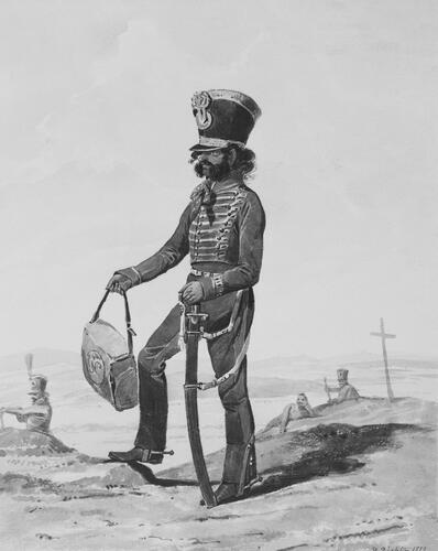 Spanish Army. Dragoon, Don Mina's Corps, 1812