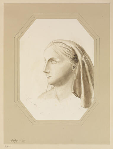 Study of a woman's head