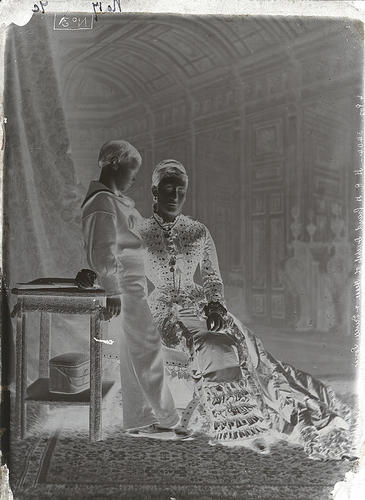 Alice, Grand Duchess of Hesse and Prince Ernest Louis [Alexander Bassano Collection]