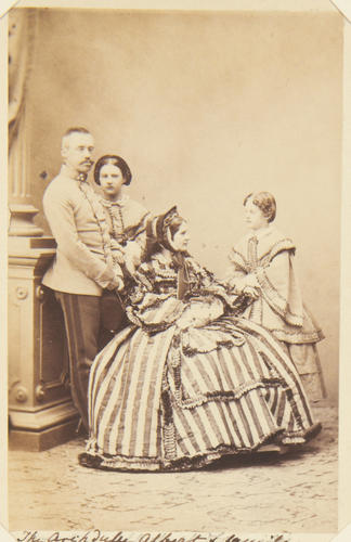 Archduke Albrecht of Austria, Duke of Teschen, with his family