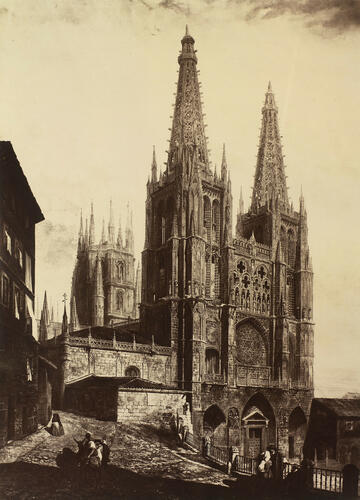 West side of Cathedral, Burgos