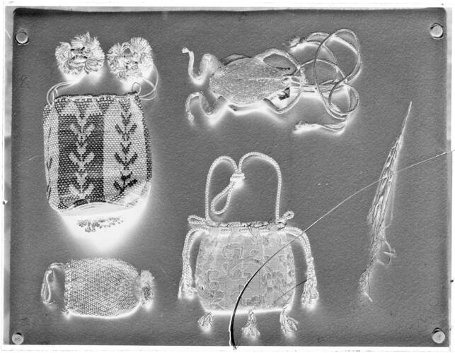 Glass plate negative of Stuart Relics, no. 4, 19, 20, 22, 23 Glass plate negative of Stuart Relics, no. 4, 19, 20, 22, 23
