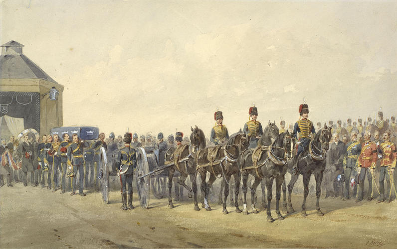 The remains of the Prince Imperial leaving the mortuary at Woolwich Arsenal, 11 July 1879 The remains of the Prince Imperial leaving the mortuary at Woolwich Arsenal, 11 July 1879