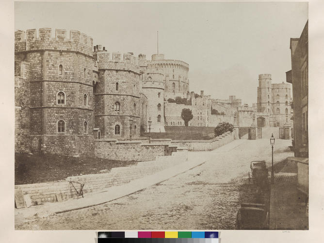 View of Windsor Castle, from the bottom of Castle Hill
