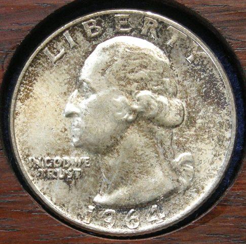 U. S. A. Quarter dollar, 1964