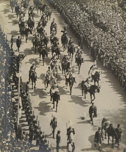 Funeral procession for King Edward VII (1841-1910)