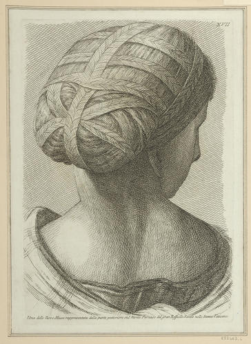 Master: Set of twenty-four heads from the 'Parnassus'
Item: Head of a muse [from the 'Parnassus']