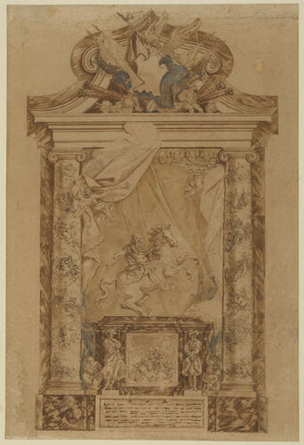 A study for an equestrian monument A study for an equestrian monument