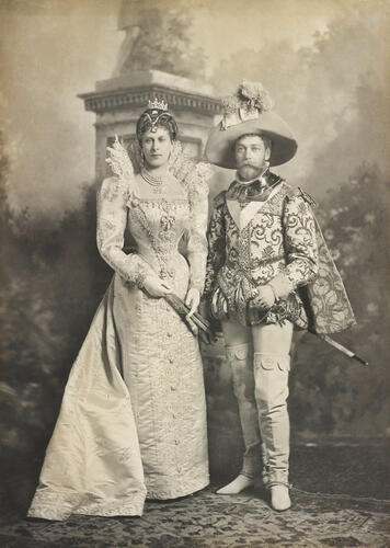 The Duke and Duchess of York at the Devonshire House Ball