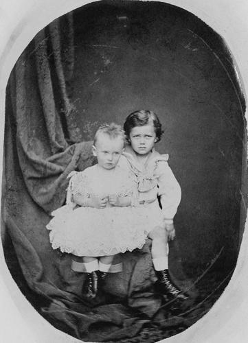 Nicholas II, Emperor of Russia, when Grand Duke Nicholas Alexandrovich, and Grand Duke George Alexandrovich