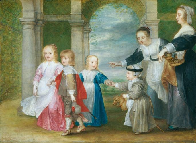 Four Children of Peter Paul Rubens and Helena Fourment with Two Maids Four Children of Peter Paul Rubens and Helena Fourment with Two Maids