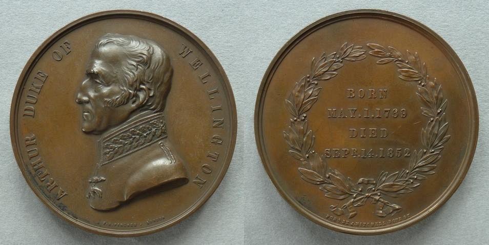 Medal commemorating the death of the Duke of Wellington