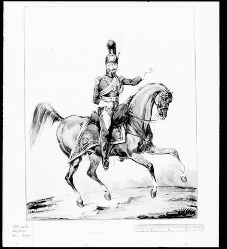 French Army. Colonel of Chasseurs à Cheval, Garde Royale French Army. Colonel of Chasseurs à Cheval, Garde Royale