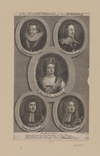 Royal Family of Stuart - James I, Charles I, Charles II, James II and Queen Anne Royal Family of Stuart - James I, Charles I, Charles II, James II and Queen Anne