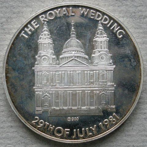 Austria. Medal commemorating the marriage of the Prince of Wales and Lady Diana Spencer Austria. Medal commemorating the marriage of the Prince of Wales and Lady Diana Spencer