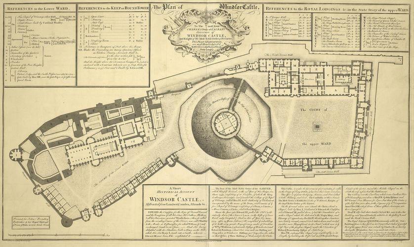 The Plan of Windsor Castle The Plan of Windsor Castle