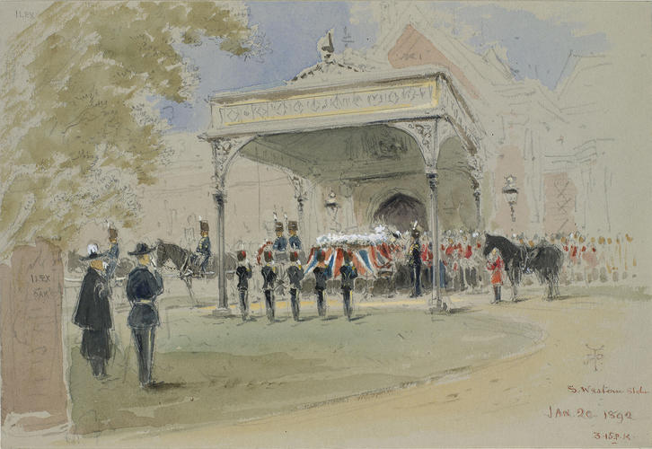 Funeral of the Duke of Clarence, 20-21 January 1892