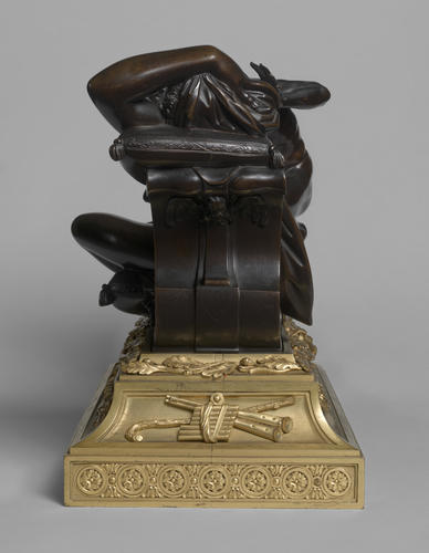 Nymph surprised by a Satyr