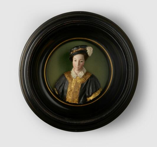 Master: Wax portraits of Mary, Queen of Scots, Cardinal Wolsey, Henry VIII, Thomas More and Edward VI