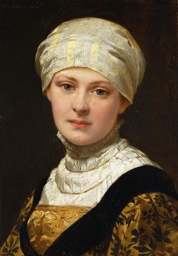 Study of a Head of a Girl
