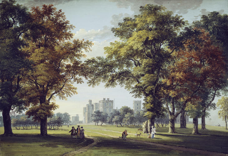 The south-east corner of Windsor Castle