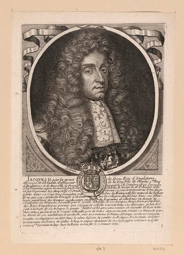 JACQVES II. par la grace de Dieu Roy d'Angleterre, d'Ecosse, et Irlande