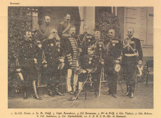 Representatives of Romania at the coronation of Nicholas II, Emperor of Russia