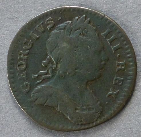 GREAT BRITAIN. George III first issue farthing GREAT BRITAIN. George III first issue farthing