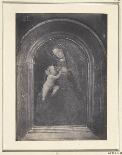 Master: Set of four photographs of a Triptych
Item: The Virgin and Child