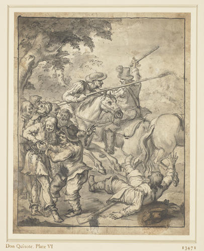 A design for Don Quixote: Don Quixote releases the Galley-Slaves A design for Don Quixote: Don Quixote releases the Galley-Slaves