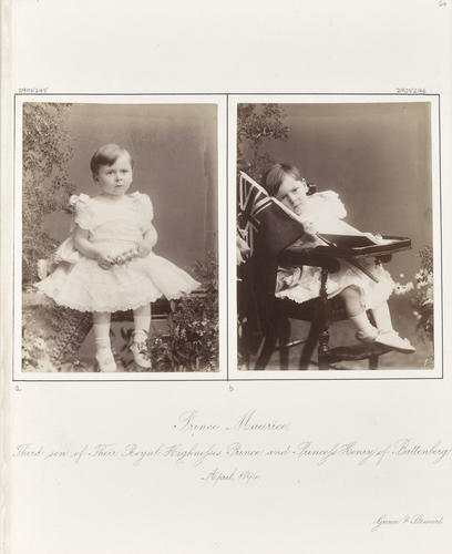 Prince Maurice of Battenberg, 1894 [in Portraits of Royal Children Vol. 41 1893-1894]
