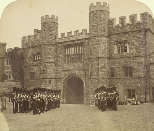 Henry VIII Gate, Windsor Castle: Changing the Guard