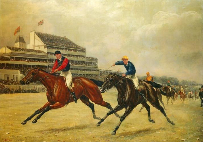 Persimmon winning the Derby at Epsom