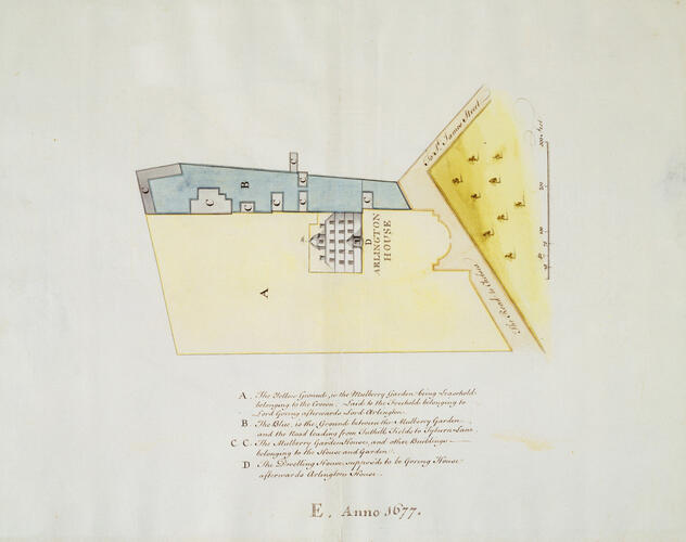 E: [Arlington House and Mulberry Garden, 1677]