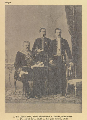 Representatives of Mexico at the coronation of Nicholas II, Emperor of Russia