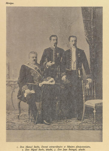 Representatives of Mexico at the coronation of Nicholas II, Emperor of Russia Representatives of Mexico at the coronation of Nicholas II, Emperor of Russia