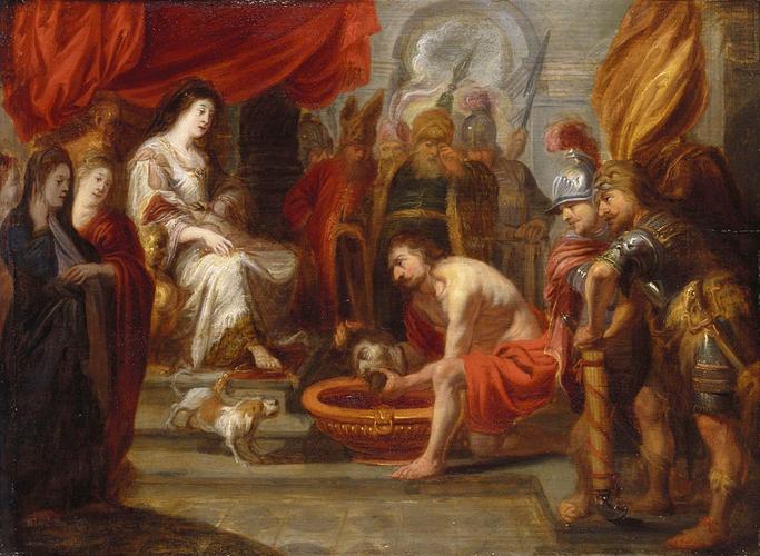 The Head of Cyrus Brought to Queen Tomyris The Head of Cyrus Brought to Queen Tomyris
