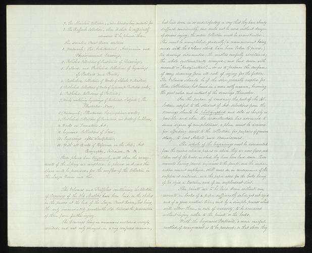 Master: Correspondence relating to the Royal Library, Windsor Castle.
Item: Additional Report on the Collections of Prints and Drawings April 1861