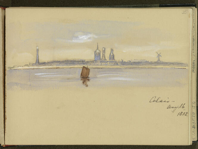 Master: SKETCHES FROM NATURE V. R. 1851 TO 1855
Item: Calais