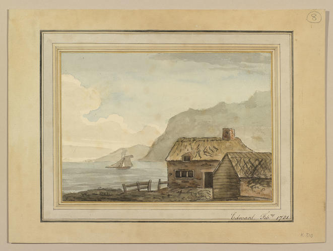 A cottage by the sea